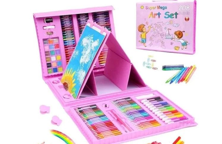 Set De Arte Maleta Niños 208 Piezas