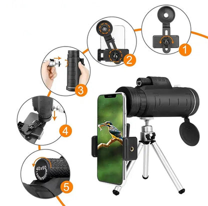 TELESCOPIO MONOCULAR PARA CELULAR