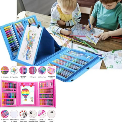 Set De Arte Maleta Niños 208 Piezas